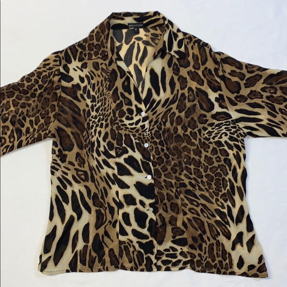 Animal Printed Top NWOT
